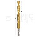 Zestaw wierteł do metalu 10 sztuk HSS-G Tin 3-10mm Shockwave MILWAUKEE