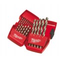Zestaw wierteł do metalu HSS-G 1-10mm w kasecie 19szt. Thunderweb PACKOUT MILWAUKEE