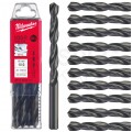 Zestaw wierteł do metalu HSS-R walcowane 10x133mm 10szt MILWAUKEE