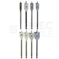Zestaw wierteł piórowych łopatkowych do metalu 12-32mm x 152mm 1/4" HEX 8szt. MILWAUKEE