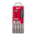 Zestaw wierteł SDS-Plus do betonu, cegły, kamenia z uchwytem SDS+ 5-10mm 5szt. MX4 MILWAUKEE