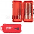 Zestaw wierteł SDS-Plus do betonu, cegły, kamienia z uchwytem SDS+ 5-10mm w kasecie 7szt. M2 MILWAUKEE