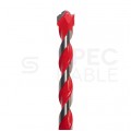 Zestaw wierteł udarowych do betonu, cegły PREMIUM 4-12mm w kasecie 8szt. PREMIUM MILWAUKEE