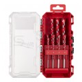 Zestaw wierteł udarowych do betonu, cegły PREMIUM 4-12mm w kasecie 8szt. PREMIUM MILWAUKEE
