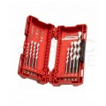 Zestaw wierteł uniwersalnych do betonu, cegły, kamienia 4-12mm w kasecie 8szt Shockwave Impact Duty MILWAUKEE