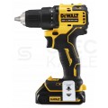 ZESTAW WKRĘTARKA DCD708 + ZAKRĘTAKRA DCF809 18V 2*2.0AH DEWALT