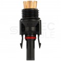 Złącze bezpiecznikowe solarne MC4 1000V DC 32A IP67 na wkładki topikowe cylindryczne 10x38mm VCX