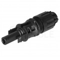 Złącze solarne MC4 EVO2 komplet (wtyk + gniazdo) Konektor na przewód 4-6mm2 1500V IP68 Staubli (Multi-Contact)