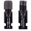 Złącze solarne MC4 komplet (wtyk + gniazdo) Konektor na przewód 4-6mm2 1000V IP68 Staubli (Multi-Contact)