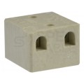 Złączka ceramiczna 2-torowa 1-2,5mm2