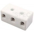 Złączka instalacyjna ceramiczna 3x4mm2 uniwersalna (na drut / linkę) 450V 32A biała SIMET