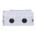 Złączka szynowa 1-torowa Al/Cu 2,5-50mm2 na TH35 szary FJ-E50 HEDO