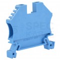 Złączka szynowa 1-torowa ZUG 4mm2 32A niebieska
