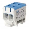 Złączka szynowa 2-torowa Al/Cu 2,5-50mm2 na TH35 niebieski FJ-E50/2/B HEDO