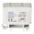 Złączka szynowa 2-torowa Al/Cu 2,5-50mm2 na TH35 szary FJ-E50/2 HEDO