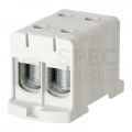 Złączka szynowa 2-torowa Al/Cu 35-150mm2 na TH35 szary FJ-E150/2 HEDO
