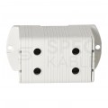 Złączka szynowa 2-torowa Al/Cu 35-240mm2 na TH35 szary FJ-E240/2 HEDO