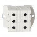 Złączka szynowa 3-torowa Al/Cu 16-95mm2 na TH35 szary FJ-E95/3 HEDO