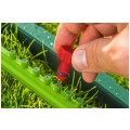 Zraszacz wahadłowy ogrodowy oscylacyjny regulowany do nawadniania trawnika (12x18m) VERTO 15G770