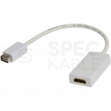 Adapter mini-DVI / HDMI FHD@60 (wtyk / gniazdo) 10cm