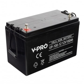 Akumulator AGM do zasilacza UPS 12V 100Ah bezobsługowy (śruba M8) VOLT VPRO