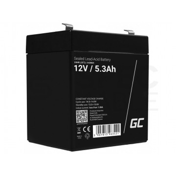 Akumulator AGM do zasilacza UPS 12V 5,3Ah bezobsługowy Green Cell