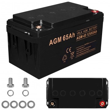 Akumulator AGM do zasilacza UPS 12V 65Ah bezobsługowy (śruba M6) VOLT