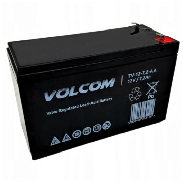 Akumulator AGM do zasilacza UPS 12V 7,2Ah bezobsługowy (Faston 187) VOLCOM