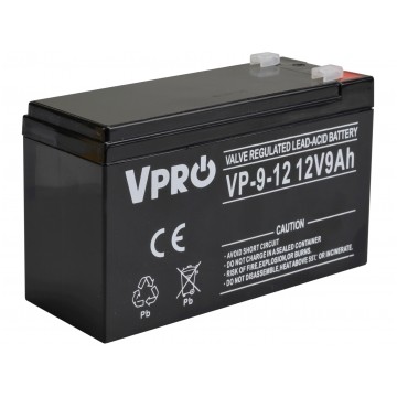 Akumulator AGM do zasilacza UPS 12V 9Ah bezobsługowy (Faston 187) VOLT VPRO