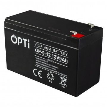 Akumulator AGM do zasilacza UPS 12V 9Ah bezobsługowy (Faston 250) VOLT OPTI