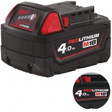 Akumulator M18 REDLITHIUM 18V, Li-Ion o pojemności 4.0Ah MILWAUKEE