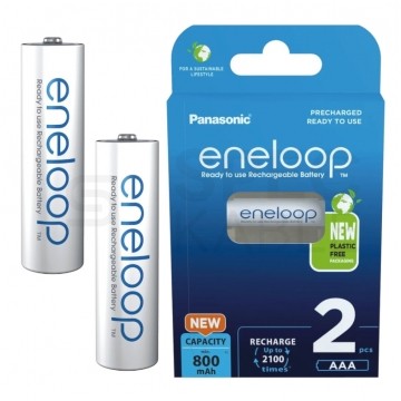 Akumulator Ni-MH R03 AAA 800mAh 1,2V (Ready 2 Use) Panasonic Eneloop BLISTER 2szt.