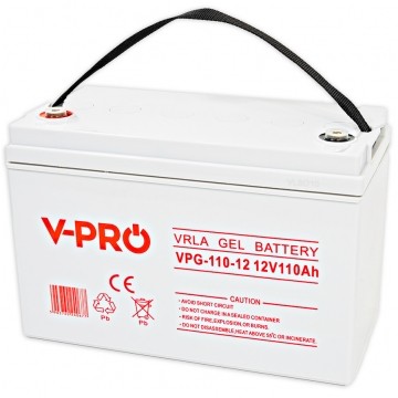 Akumulator żelowy GEL do instalacji PV oraz UPS 12V 110Ah bezobsługowy (śruba M8) VOLT VPRO Premium