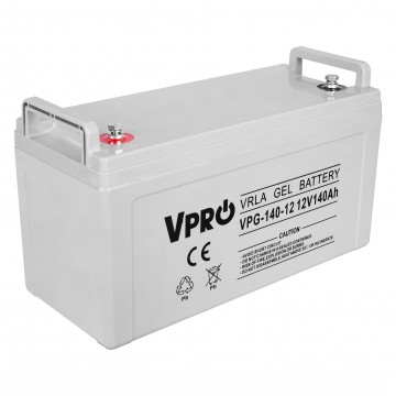 Akumulator żelowy GEL do instalacji PV oraz UPS 12V 140Ah bezobsługowy (śruba M8) VOLT VPRO Premium