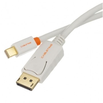 AUDA CableTime Kabel mini DisplayPort 1.2 / DisplayPort 4K@60 (wtyk / wtyk) 2m
