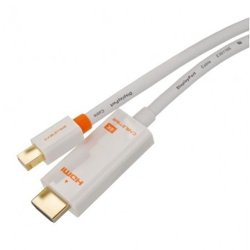 AUDA CableTime Kabel mini Displayport 1.2 / HDMI 4K@30 (wtyk / wtyk) biały 3m