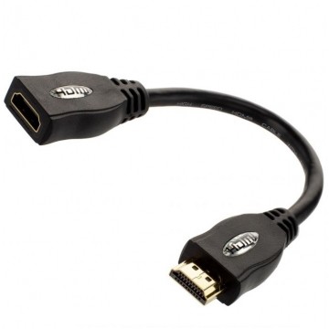 AUDA Home Przedłużacz HDMI 1.4 Full HD 4K@24 (wtyk / gniazdo) 0,1m 10cm