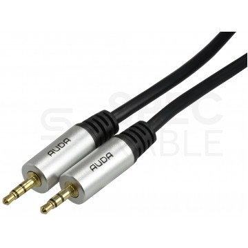 AUDA Optimum Kabel Audio AUX mini Jack 3,5mm Stereo (wtyk / wtyk) 1,5m