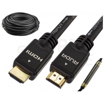 AUDA Prestige Kabel HDMI 2.0 4K Premium High Speed Ultra HD 4K@60 30m ze wzmacniaczem