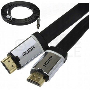 AUDA Prestige Kabel HDMI 2.0 4K Premium High Speed Ultra HD 4K@60 płaski 3m