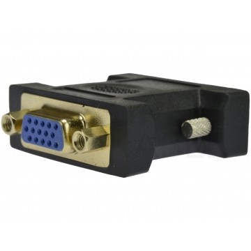 AUDA Przejście Adapter DVI / SVGA (wtyk DVI-I 24+5-pin / gniazdo D-Sub 15-pin)