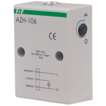 Automat zmierzchowy natynkowy 230V IP65 AZH-106 F&F