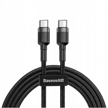 BASEUS Kabel USB 2.0 typ-C (wtyk / wtyk) Quick Charge 3.0 Power Delivery 2.0 (3A 60W) 2m