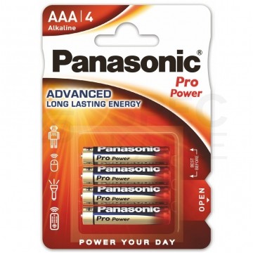 Bateria alkaliczna LR03 AAA 1,5V Panasonic ProPower BLISTER 4szt.