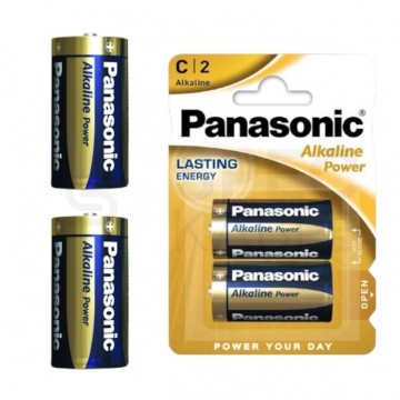 Bateria alkaliczna LR14 C 1,5V Panasonic Alkaline BLISTER 2szt.