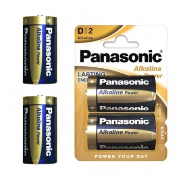 Bateria alkaliczna LR20 D 1,5V Panasonic Alkaline BLISTER 2szt.