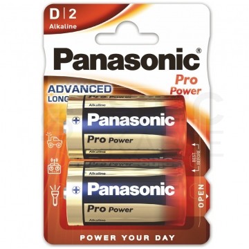 Bateria alkaliczna LR20 D 1,5V Panasonic ProPower BLISTER 2szt.