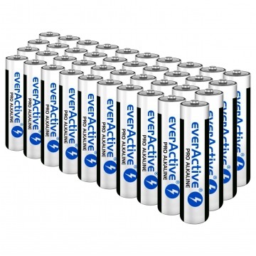 Bateria alkaliczna LR6 AA 1,5V everActive Pro Alkaline KARTON 40szt.
