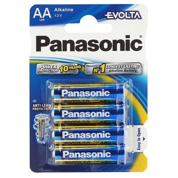 Bateria alkaliczna LR6 AA 1,5V Panasonic Evolta BLISTER 4szt.