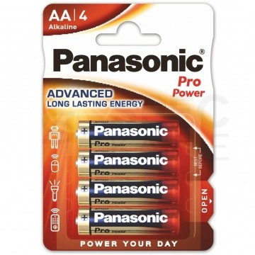 Bateria alkaliczna LR6 AA 1,5V Panasonic ProPower BLISTER 4szt.